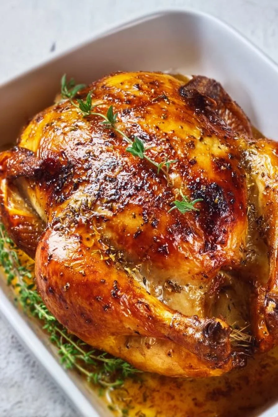 Easy Whole Roasted Chicken